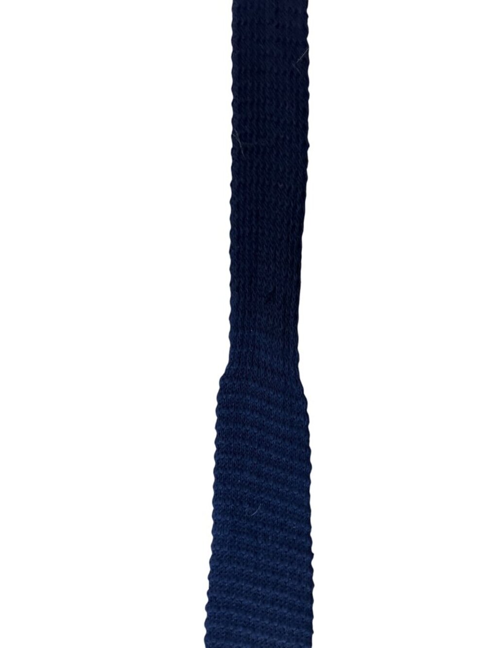Vintage Austin Reed Navy Woven Skinny Tie 100% Cotton USA Used Preppy Ivy Leagu - Picture 7 of 11